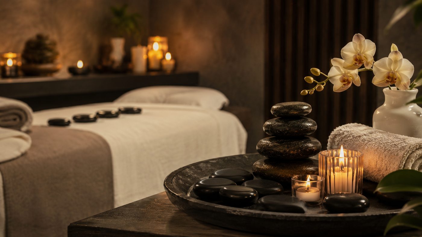 Jin Massage hot stone room